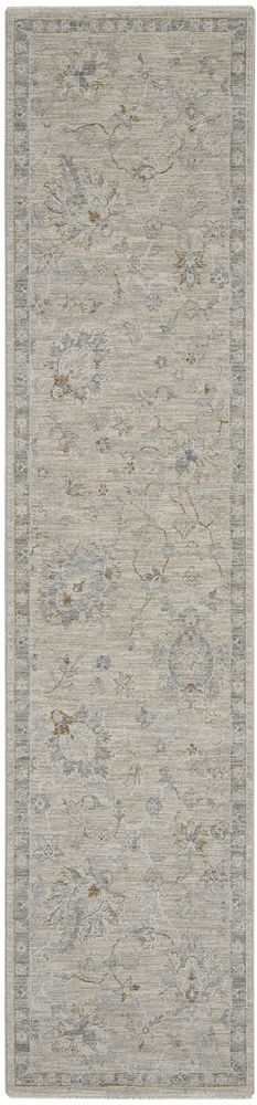 Nourison Infinite IFT04 Runner Rug - Light Grey