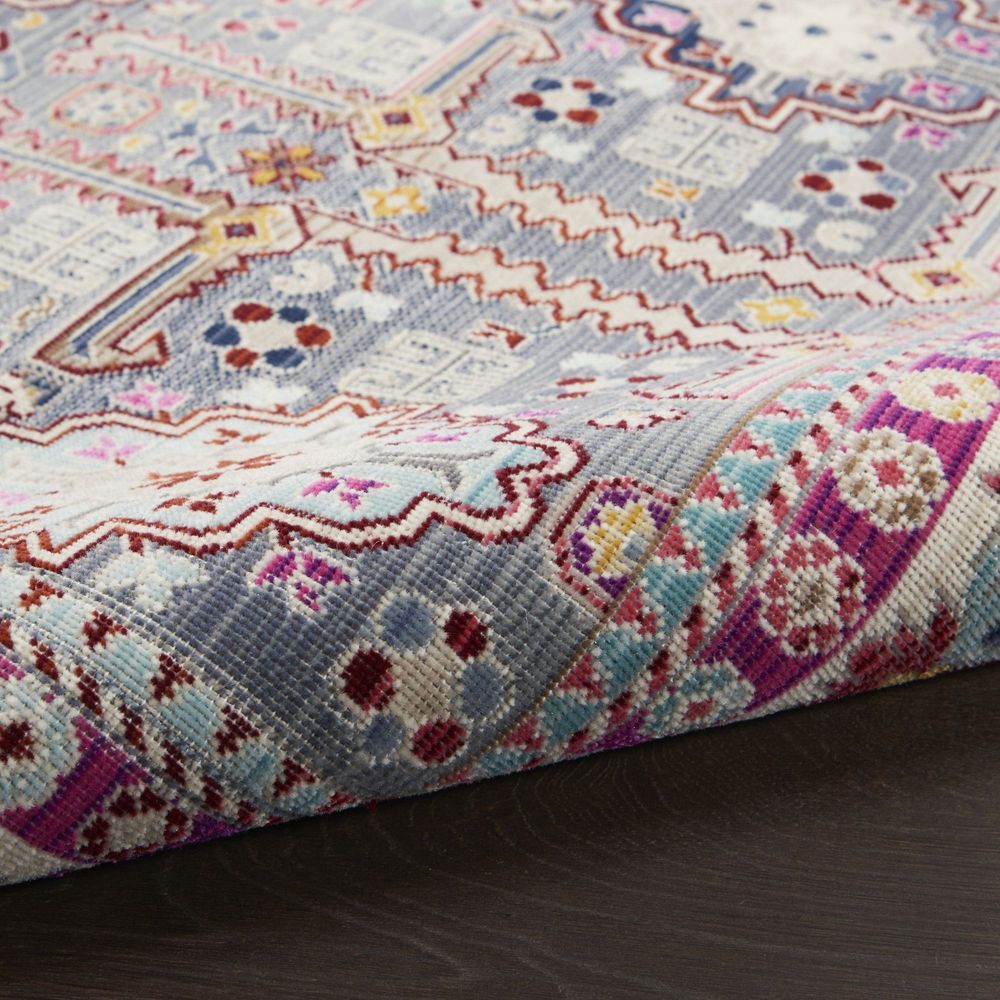 Nourison Vintage Kashan VKA05 Rug - Grey &amp; Multicolour