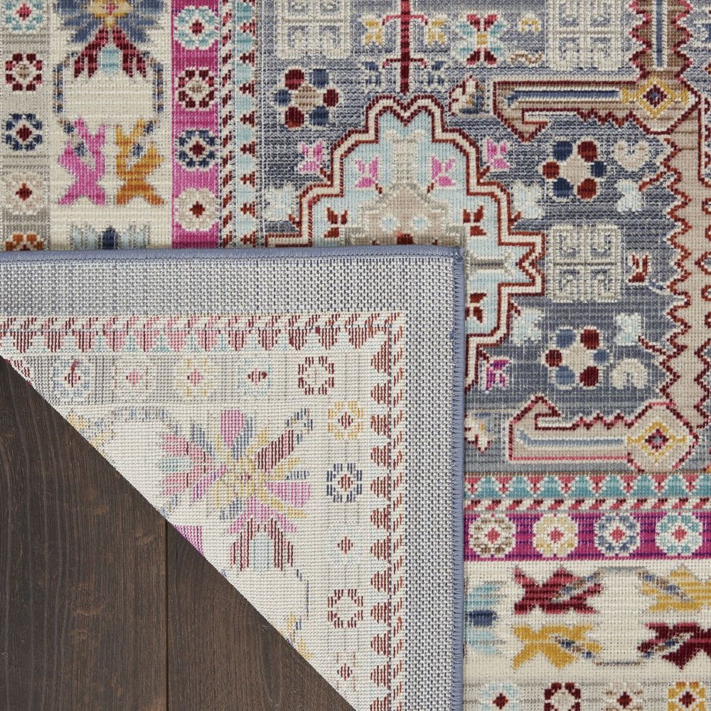 Nourison Vintage Kashan VKA05 Rug - Grey &amp; Multicolour