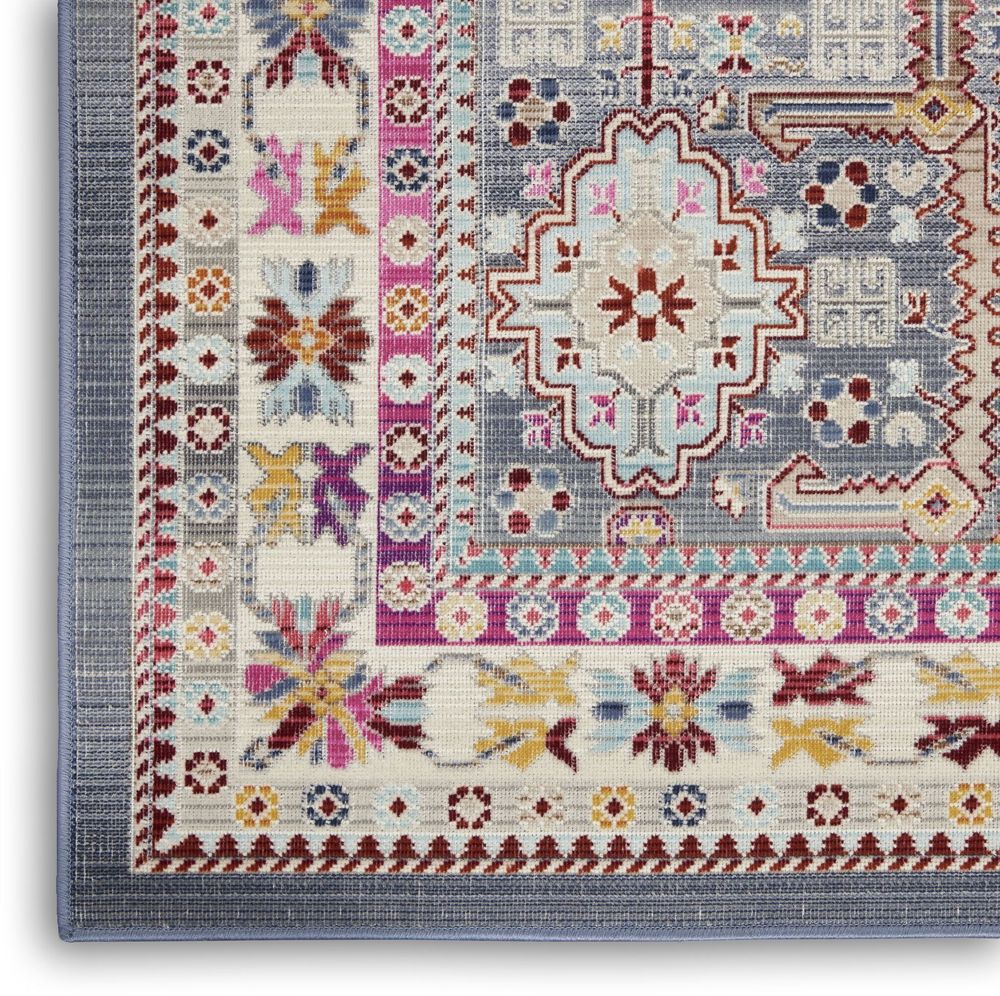 Nourison Vintage Kashan VKA05 Rug - Grey &amp; Multicolour