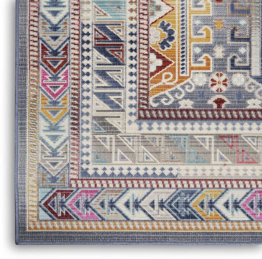 Nourison Vintage Kashan VKA06 Rug - Grey &amp; Multicolour