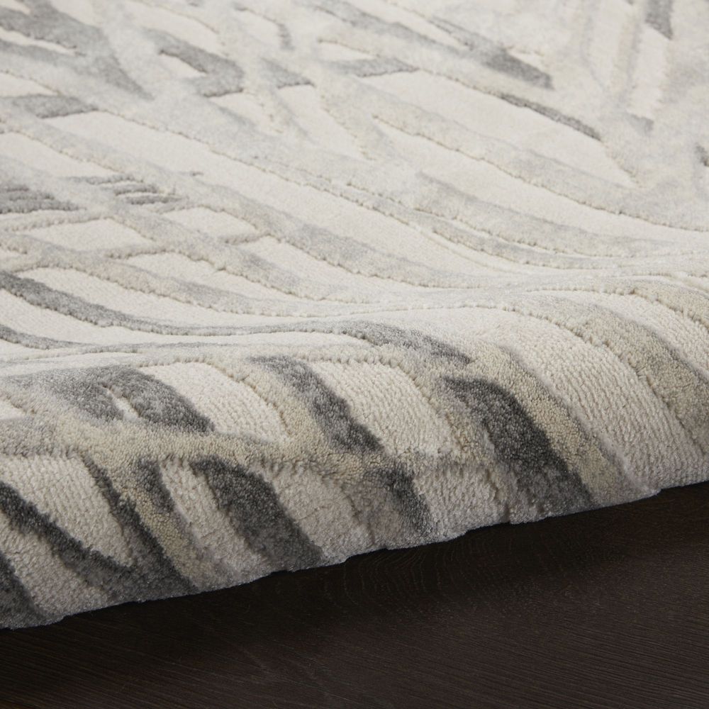 Nourison Rustic Textures RUS17 Runner Rug - Ivory Grey