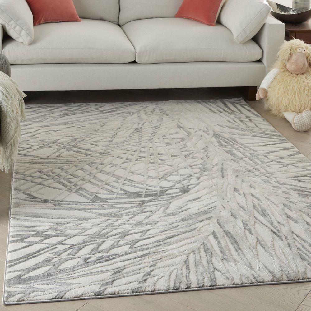 Nourison Rustic Textures RUS17 Rug - Ivory Grey