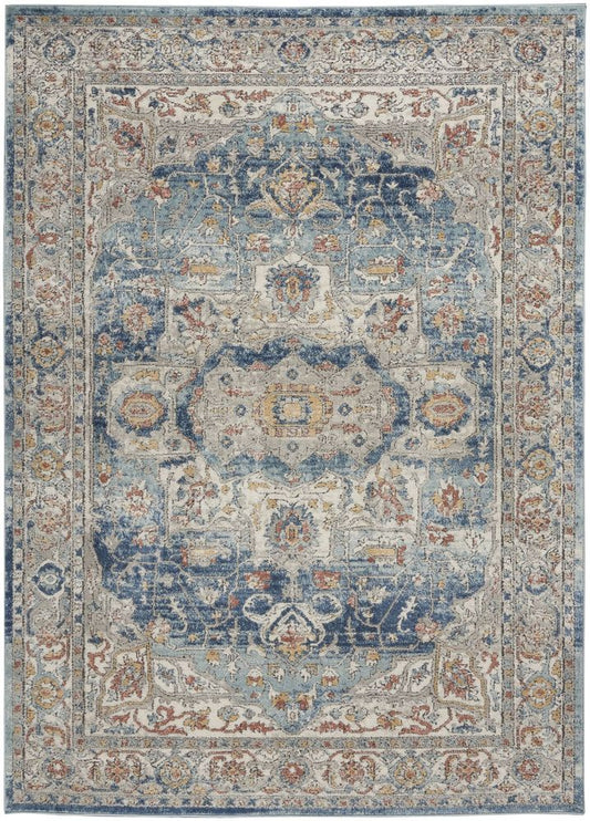 Nourison Quarry QUA11 Rug - Ivory Blue