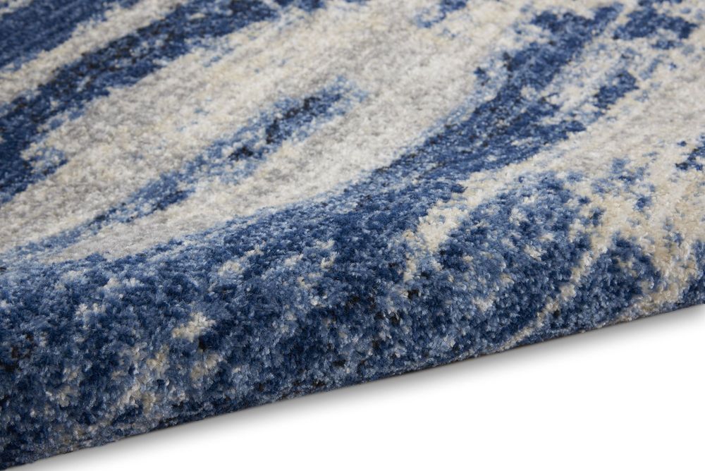 Calvin Klein CK001 River Flow RFV01 Rug - Blue &amp; Grey