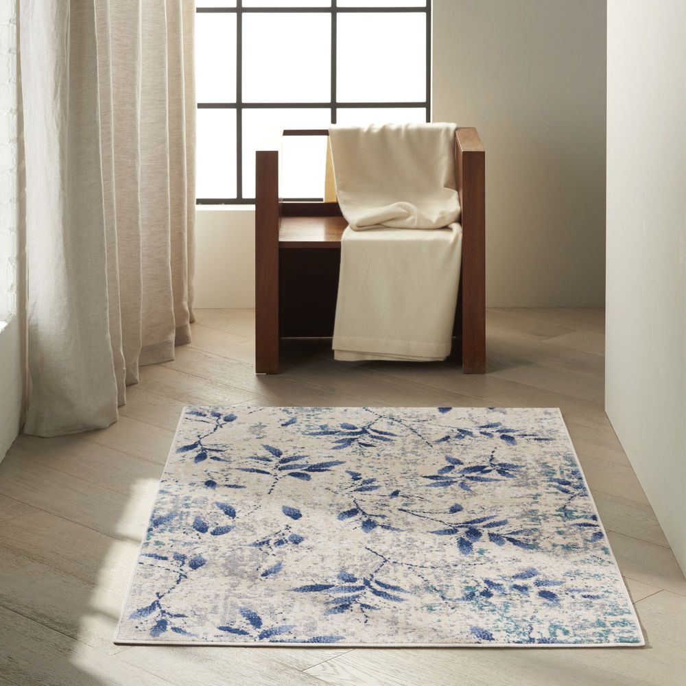 Calvin Klein CK001 River Flow RFV03 Rug - Beige &amp; Navy