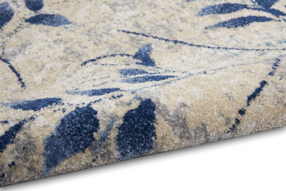 Calvin Klein CK001 River Flow RFV03 Rug - Beige &amp; Navy