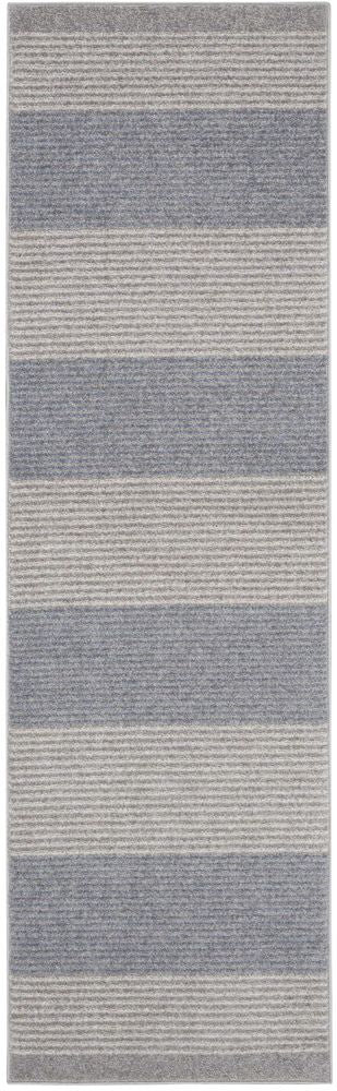 Calvin Klein CK001 River Flow RFV06 Runner Rug - Grey