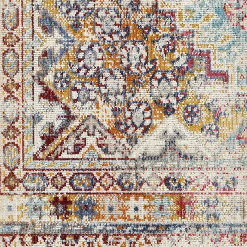 Nourison Vintage Kashan VKA09 Runner Rug - Multicolour