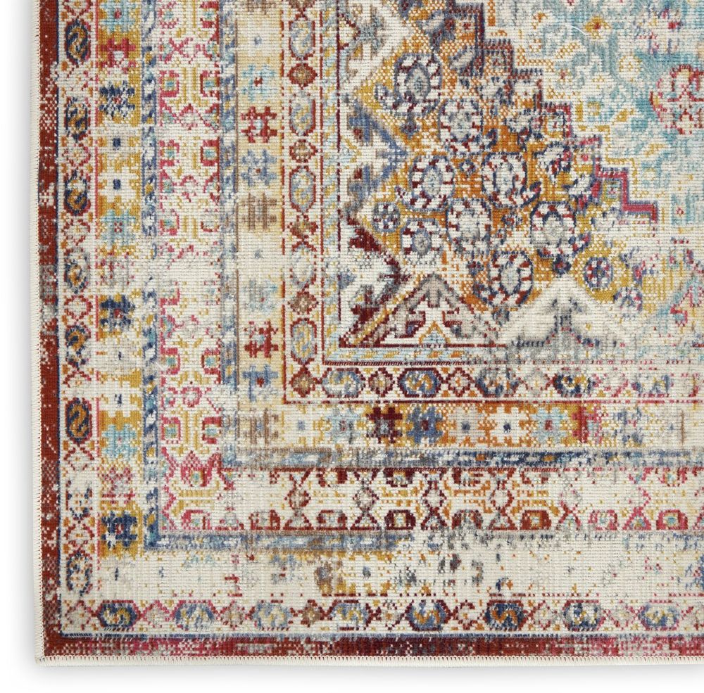 Nourison Vintage Kashan VKA09 Runner Rug - Multicolour