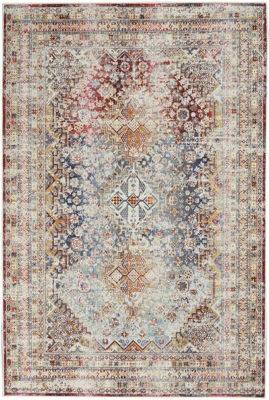 Nourison Vintage Kashan VKA09 Rug - Multicolour