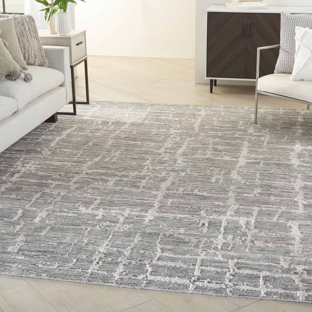 Nourison Luna LUN02 Rug - Grey &amp; Silver