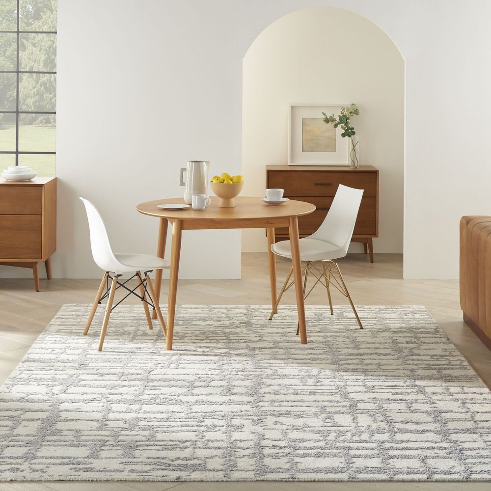 Nourison Luna LUN02 Rug - Ivory Grey