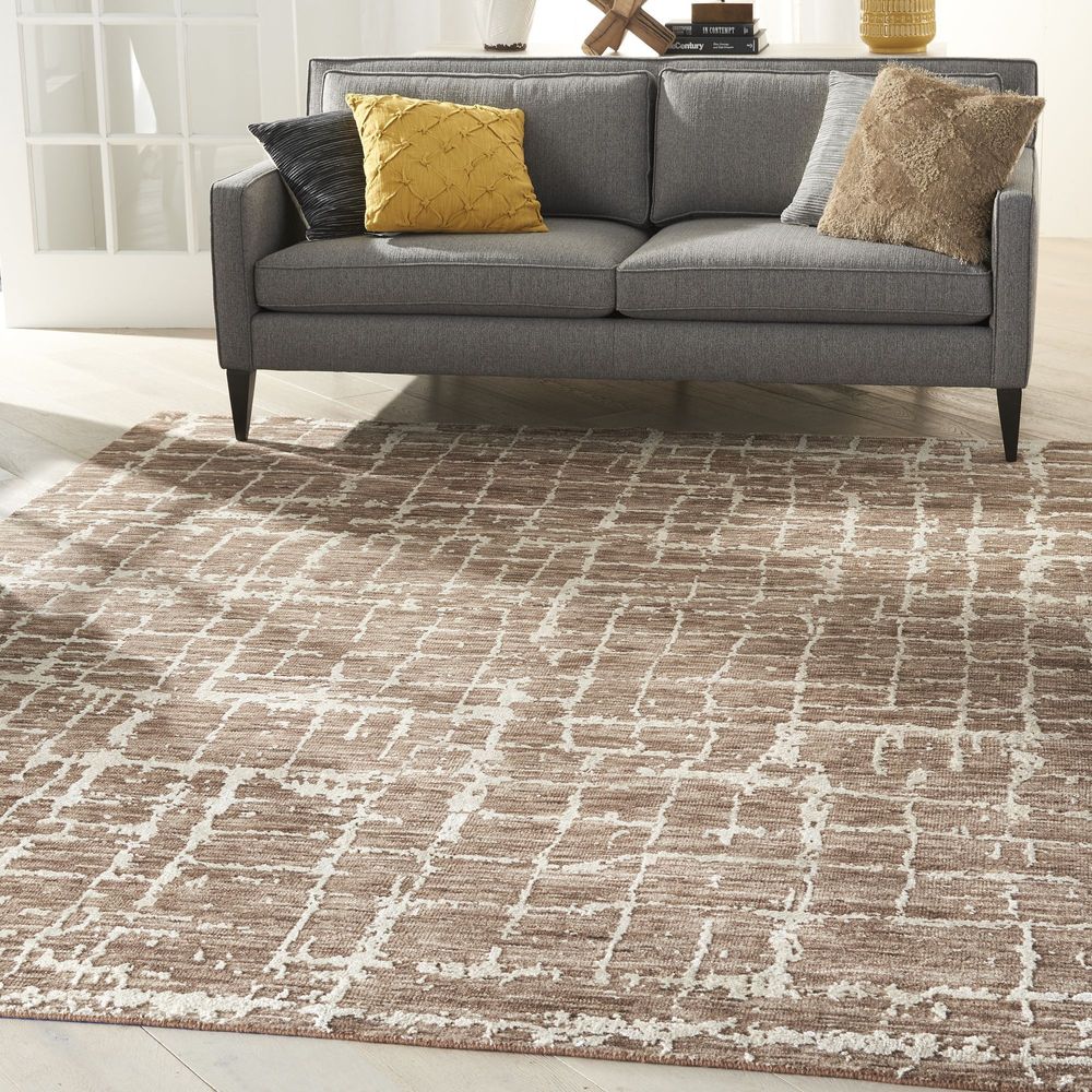 Nourison Luna LUN02 Rug - Mocha &amp; Ivory