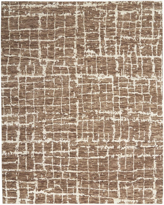 Nourison Luna LUN02 Rug - Mocha &amp; Ivory