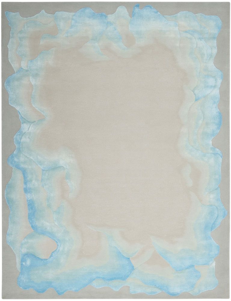 Nourison Prismatic PRS22 Rug - Sea Mist &amp; Blue