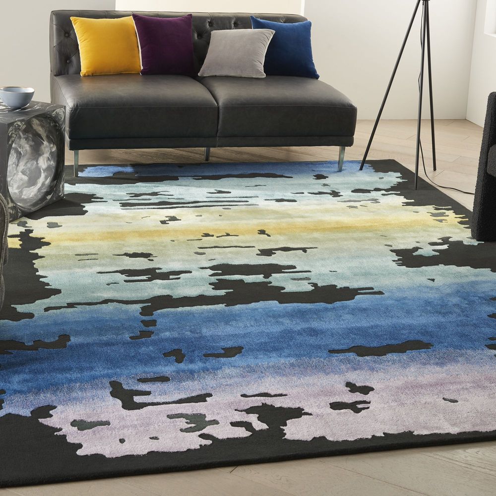 Nourison Prismatic PRS23 Rug - Black &amp; Multicolour