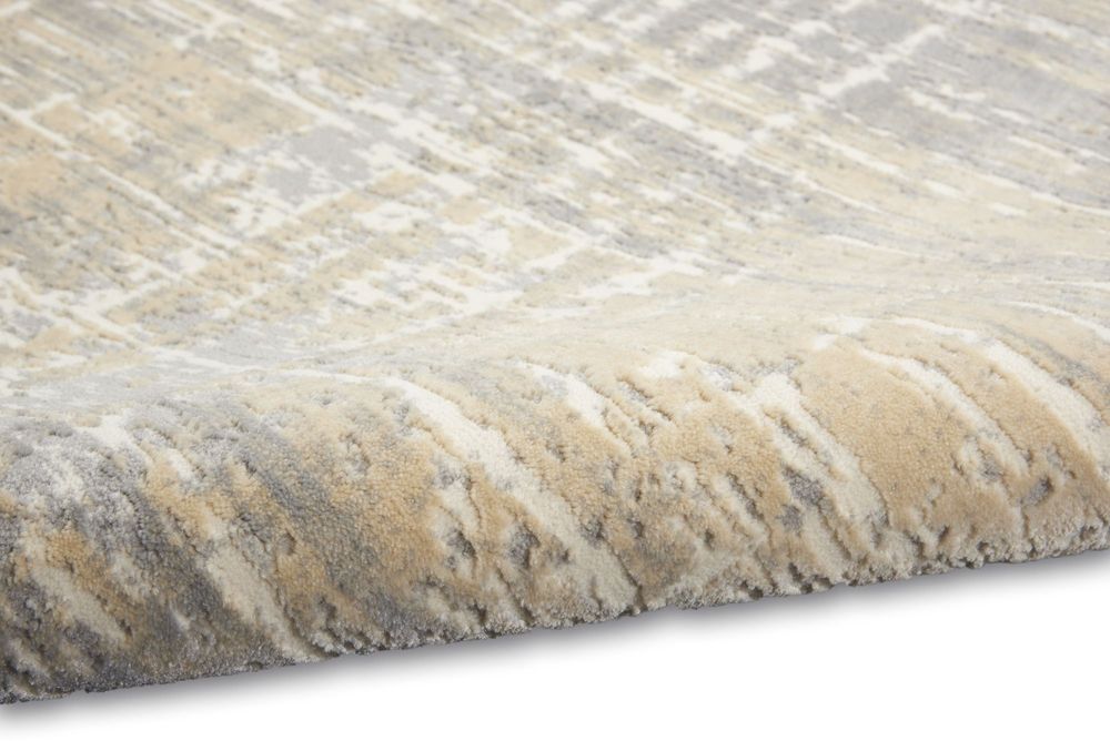 Calvin Klein CK005 Enchanting ECH04 Runner Rug - Grey &amp; Beige