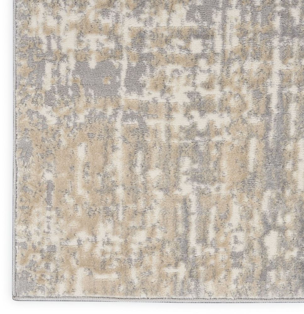 Calvin Klein CK005 Enchanting ECH04 Runner Rug - Grey &amp; Beige