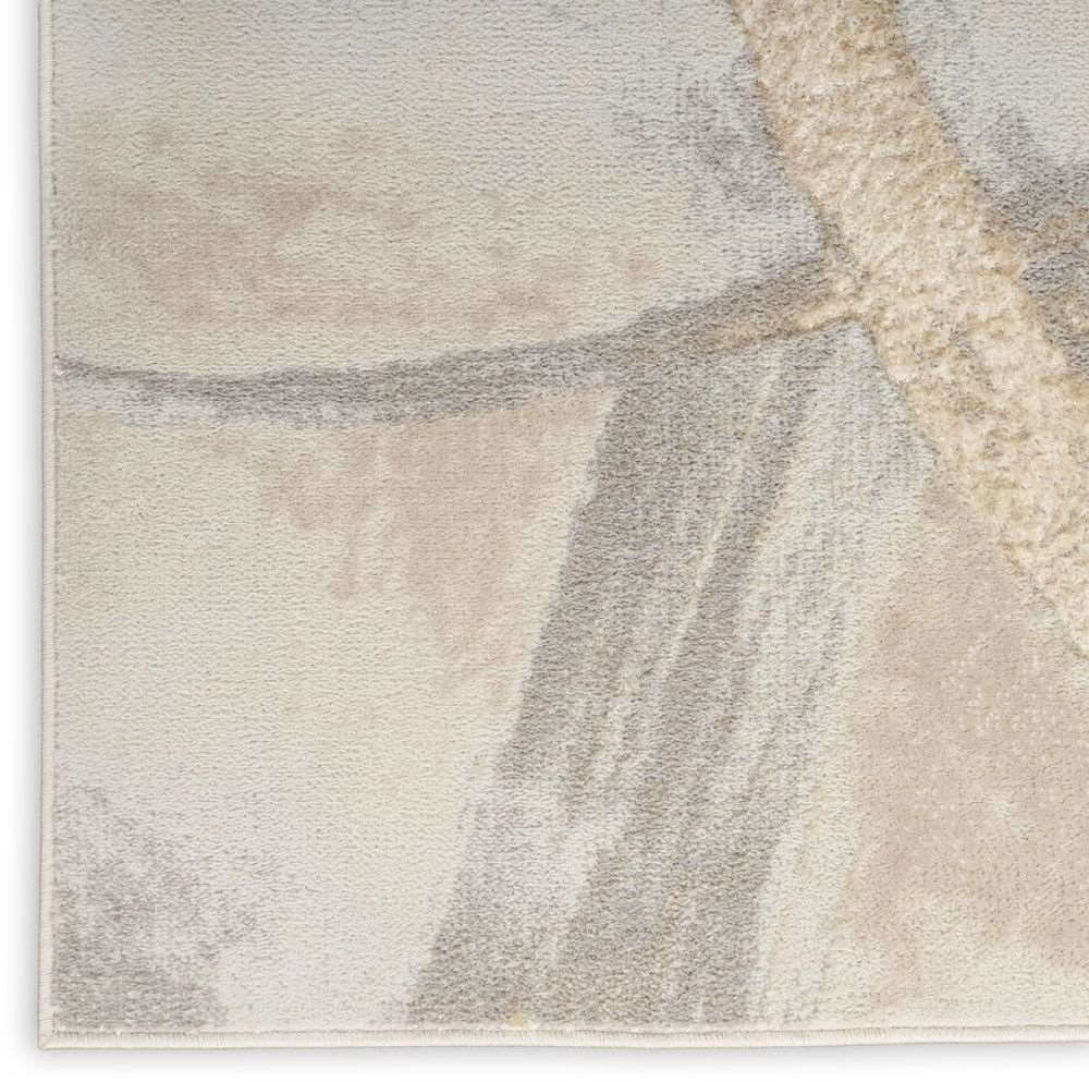 Nourison Brushstrokes BSK01 Rug - Beige &amp; Grey