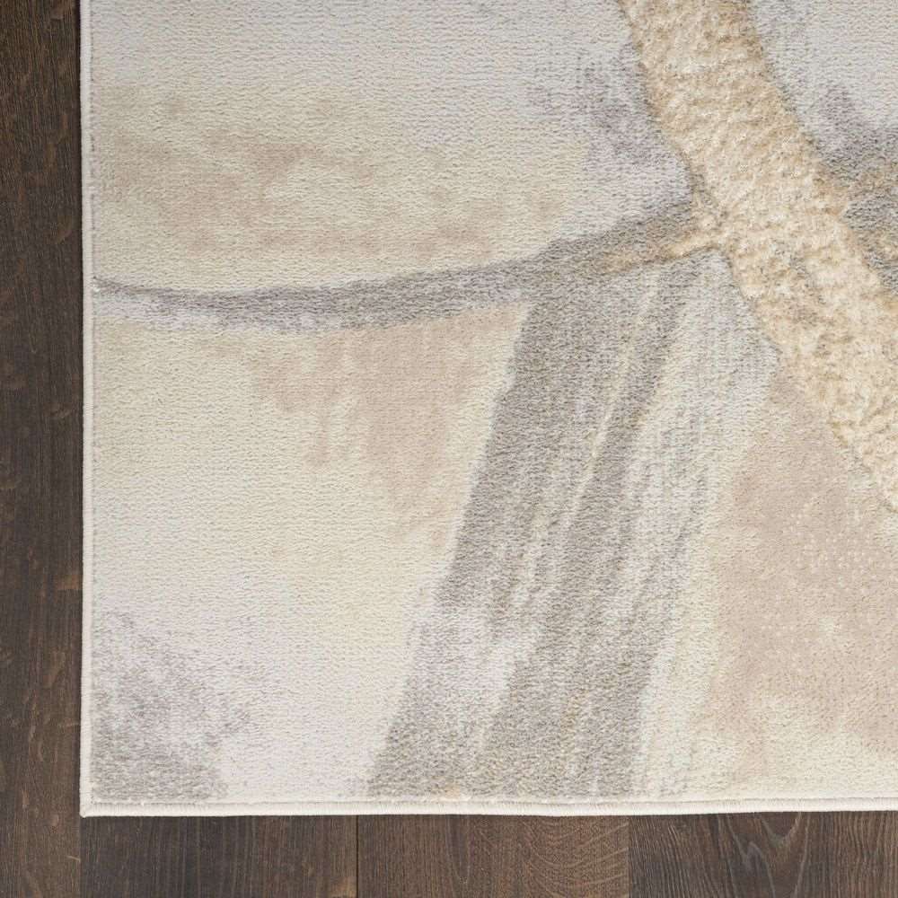 Nourison Brushstrokes BSK01 Rug - Beige &amp; Grey