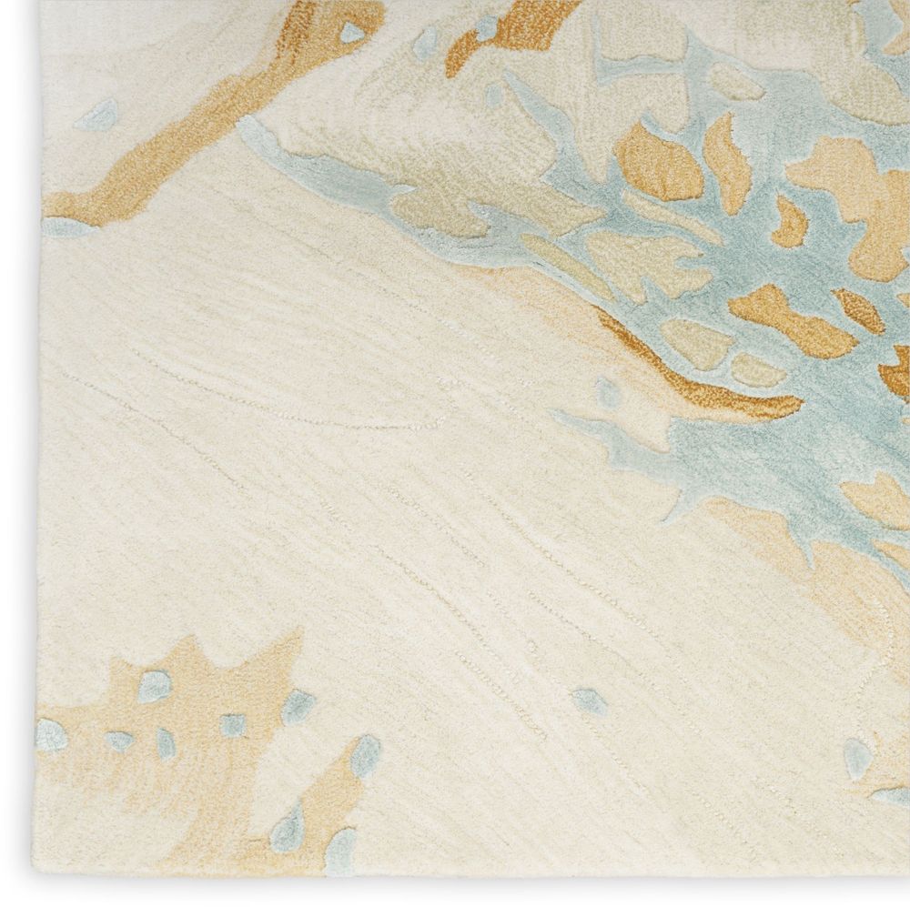 Nourison Prismatic PRS36 Rug - Sand &amp; Blue