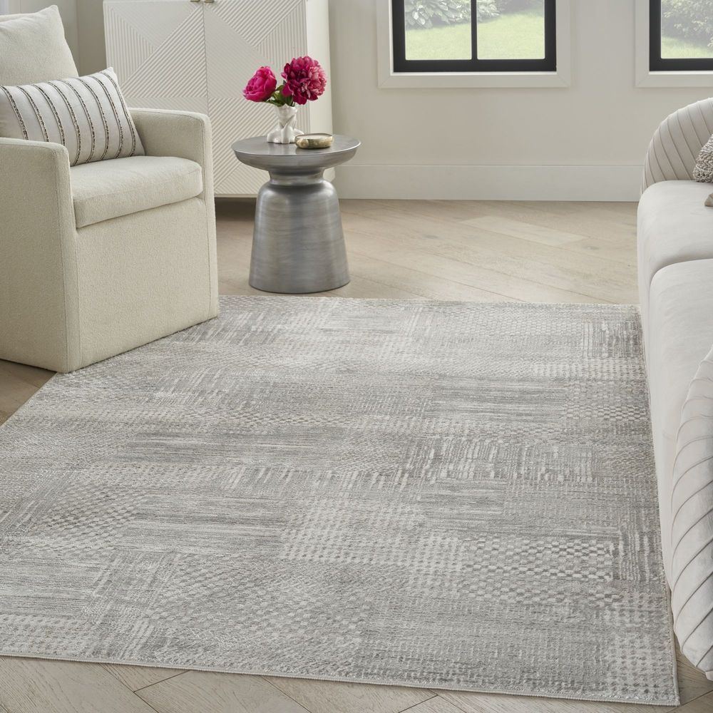 Nourison Glitz GLZ09 Rug - Silver &amp; Grey