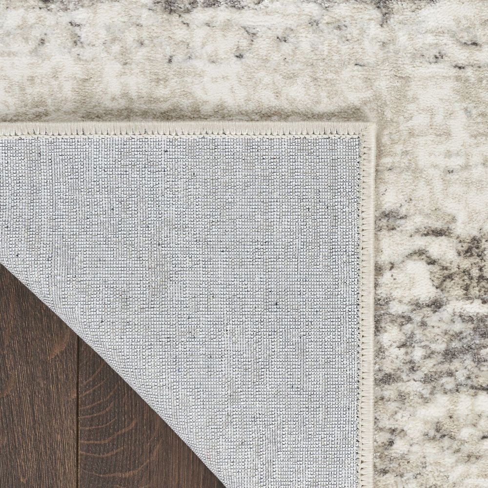 Nourison Glitz GLZ10 Rug - Cream &amp; Grey