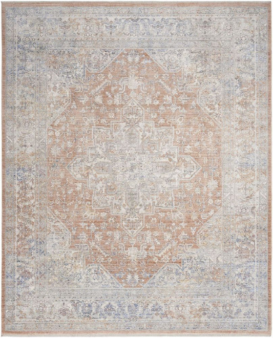 Nourison Elegant Heirlooms ELH01 Rug - Blue &amp; Multicolour