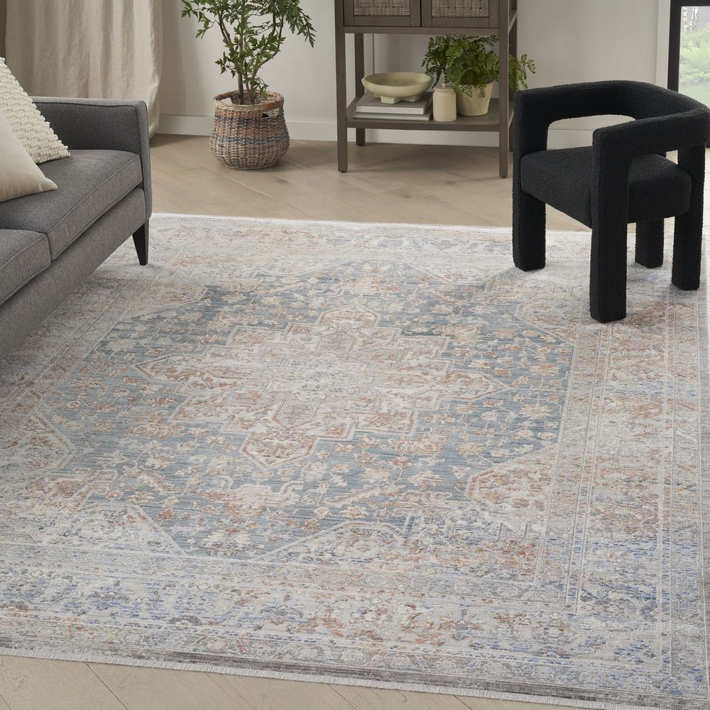 Nourison Elegant Heirlooms ELH01 Rug - Ivory Blue