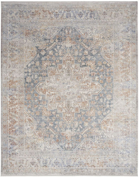 Nourison Elegant Heirlooms ELH01 Rug - Ivory Blue