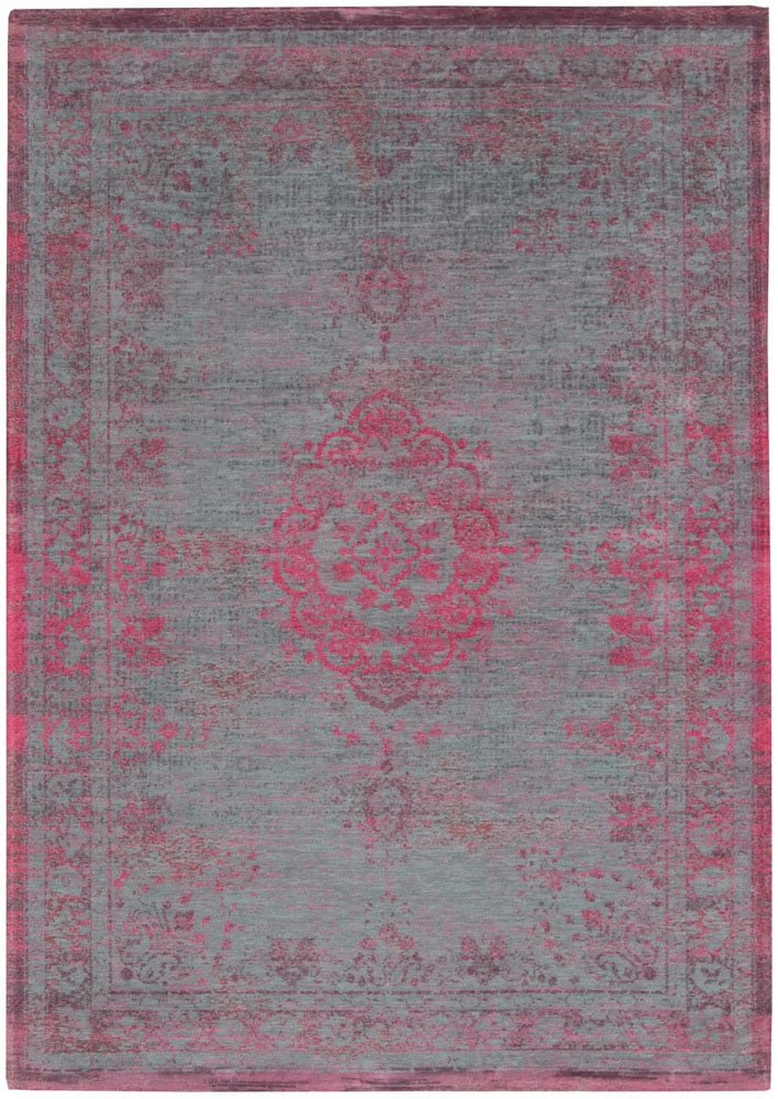 Louis De Poortere Medallion Rug - Pink Flash 8261