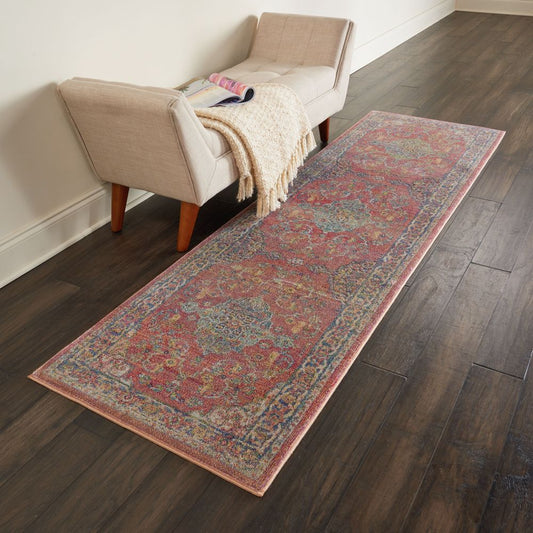 Nourison Ankara Global ANR01 Runner Rug - Multicolour