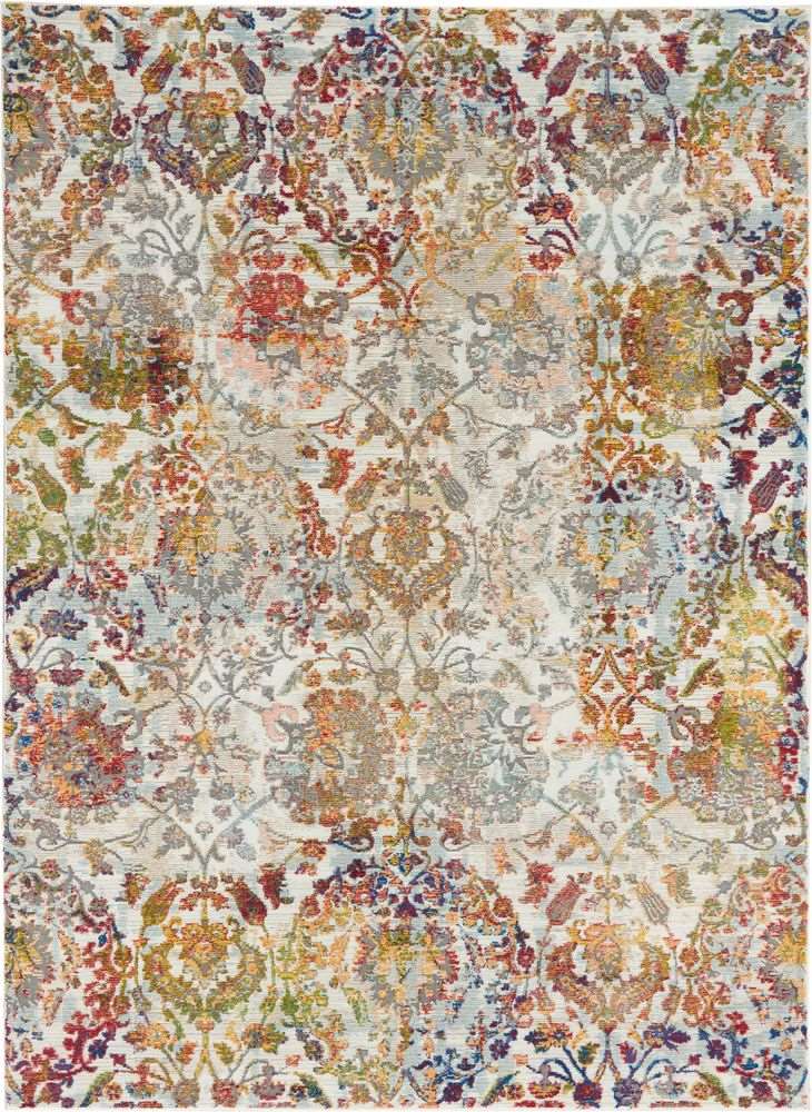 Nourison Ankara Global ANR06 Rug - Ivory &amp; Orange