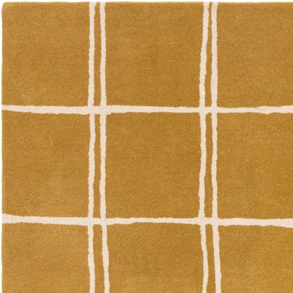 Asiatic London Contemporary Design Albany Rug - Grid Gold