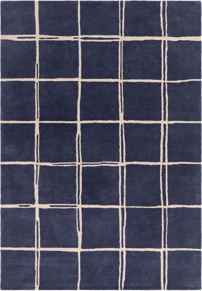 Asiatic London Contemporary Design Albany Rug - Grid Marine