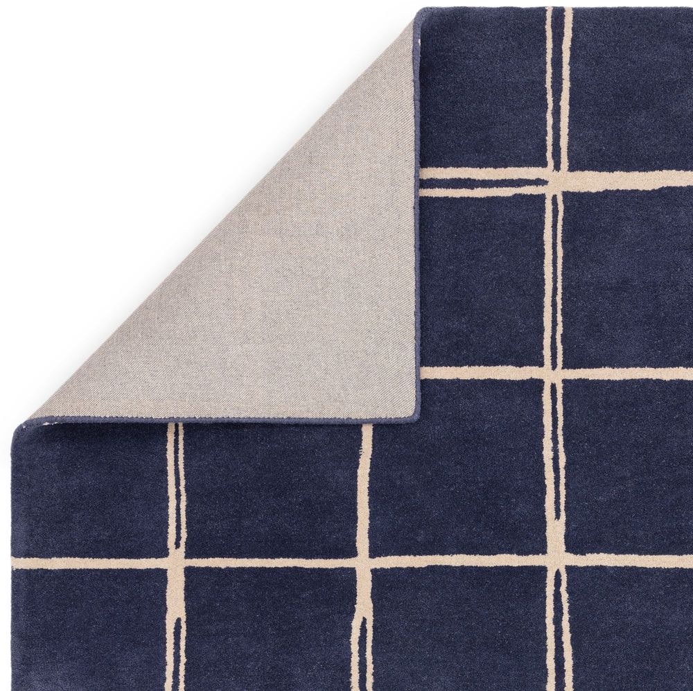 Asiatic London Contemporary Design Albany Rug - Grid Marine