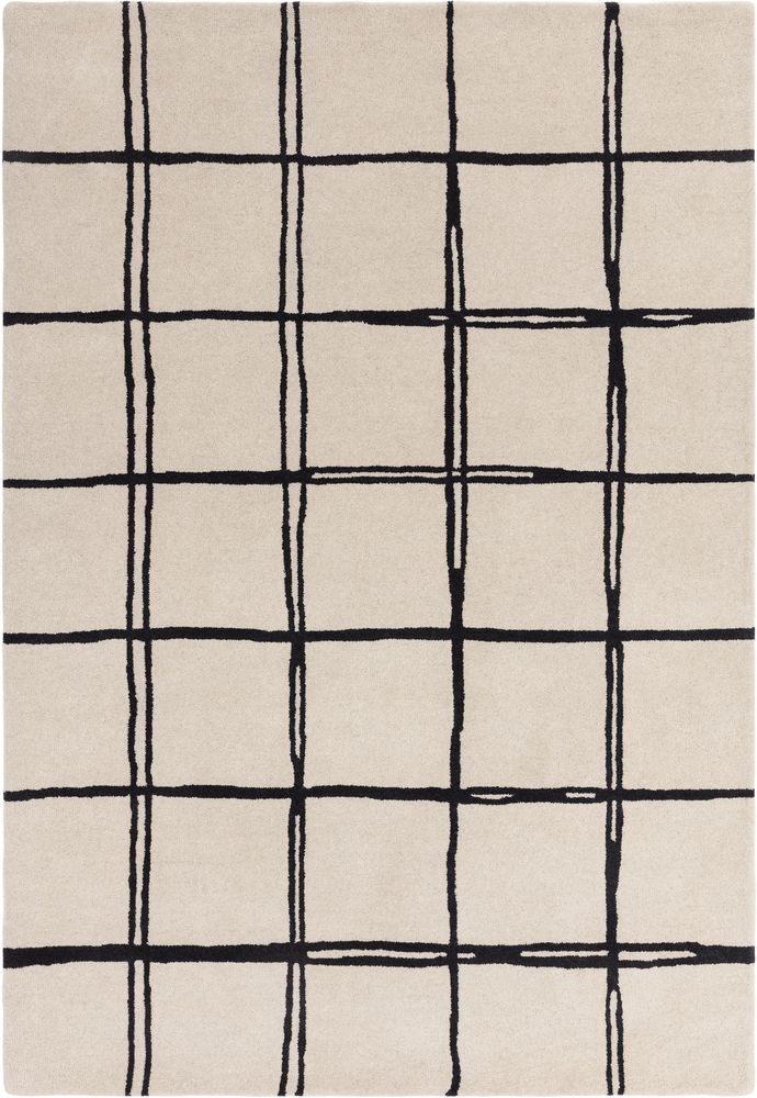 Asiatic London Contemporary Design Albany Rug - Grid Monochrome