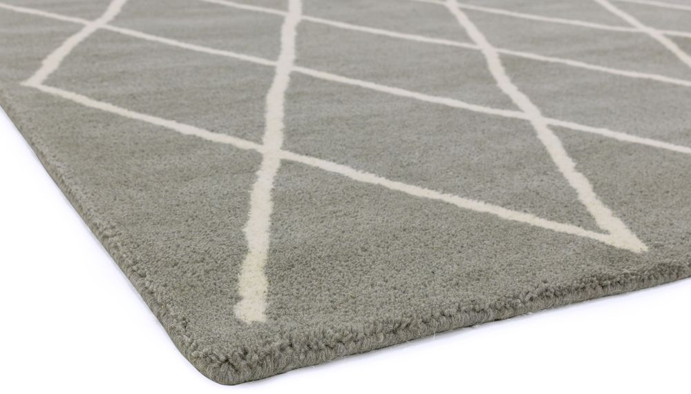 Asiatic London Contemporary Design Albany Rug - Diamond Silver