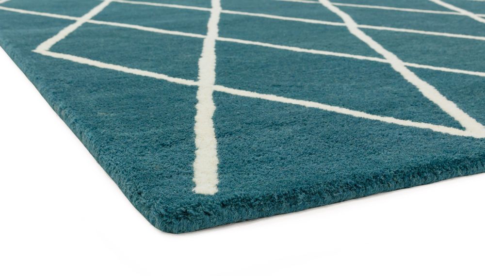 Asiatic London Contemporary Design Albany Rug - Diamond Teal