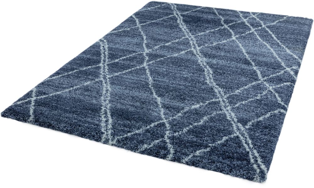 Asiatic London Cosy Textures Alto Rug - AL01 Blue &amp; Cream