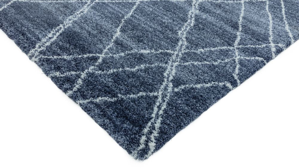 Asiatic London Cosy Textures Alto Rug - AL01 Blue &amp; Cream