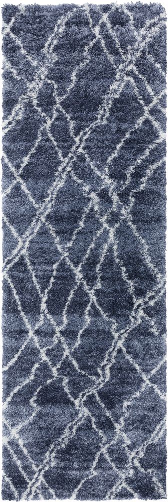 Asiatic London Cosy Textures Alto Runner Rug - AL01 Blue &amp; Cream