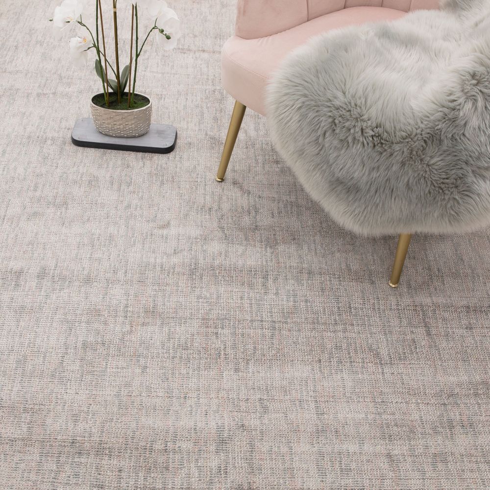 Asiatic London Contemporary Plain Aston Rug - Silver