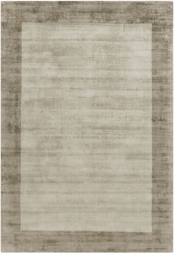 Asiatic London Contemporary Plain Blade Border Rug - Smoke &amp; Putty