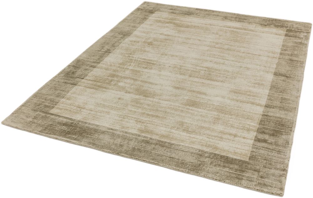 Asiatic London Contemporary Plain Blade Border Rug - Smoke &amp; Putty