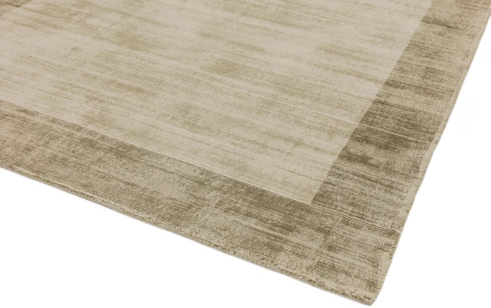 Asiatic London Contemporary Plain Blade Border Rug - Smoke &amp; Putty