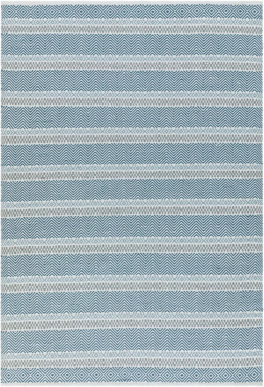 Asiatic London Natural Weaves Boardwalk Outdoor Rug - Blue Multicolour