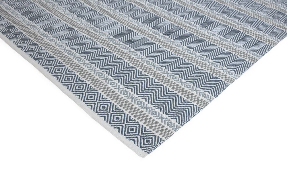 Asiatic London Natural Weaves Boardwalk Outdoor Rug - Blue Multicolour