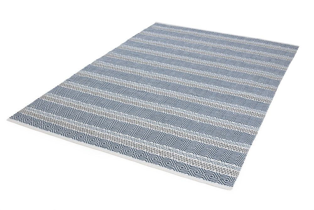 Asiatic London Natural Weaves Boardwalk Outdoor Rug - Blue Multicolour